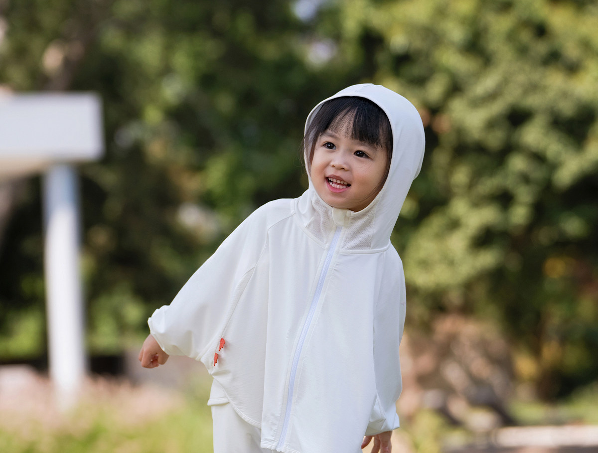Lazy Goose Baby Mulberry Silk Sun Protection Cloak-Style Outdoor Sunscreen Clothing Spring and Summer Cool Feeling Toddler Jacket Lightweight and — 24