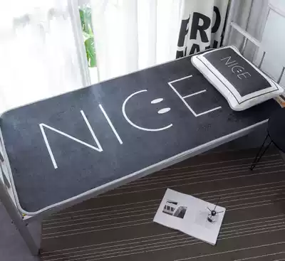 Foldable dormitory mat student mat 90cm wide ice silk summer single Cool Men's 80cmx190