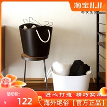 Likai Life Japan imported multifunctional dirty clothes basket colorful storage basket creative finishing basket bathroom portable basket
