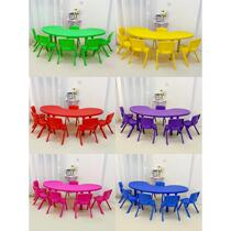 Tianjin kindergarten tables and chairs plastic moon lift table childrens study desks and chairs eating and painting plastic table