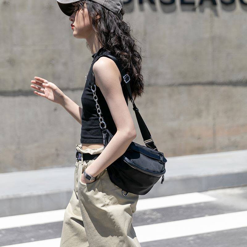 Oxford cloth bag women's messenger 2021 new summer travel bag large capacity with zipper all-match waterproof nylon