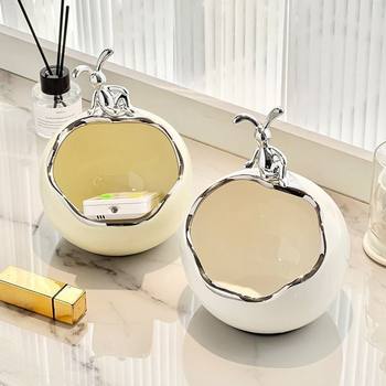 Storage rack decoration light luxury key storage ornament entrance entrance light luxury high-end modern creative entrance desk