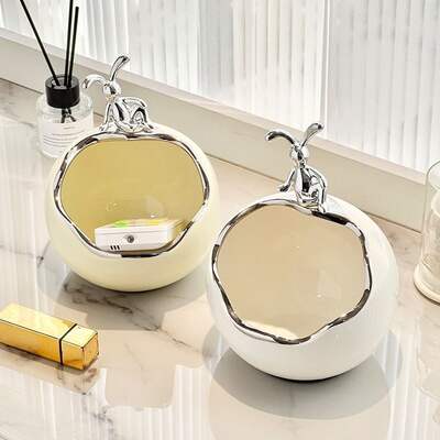 The decoration of the shelf, the light luxury key storage item, the entrance hall, the light luxury high-end modern creative entrance table