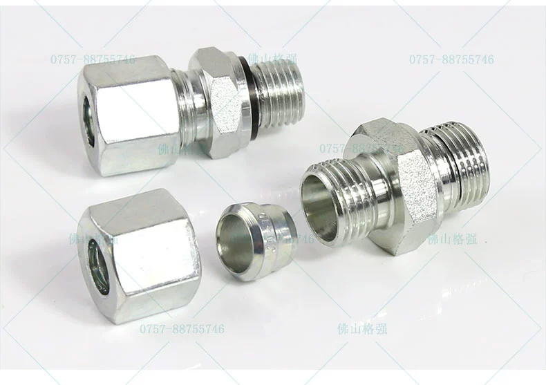 dau noi thuy luc Yonghua thủy lực chuyển tiếp doanh ferrule trực tiếp doanh 1CB 1CM 1CM 1DM hệ mét H-loại ED đệm kín đầu nối thủy lực inox đầu nối thủy lực inox