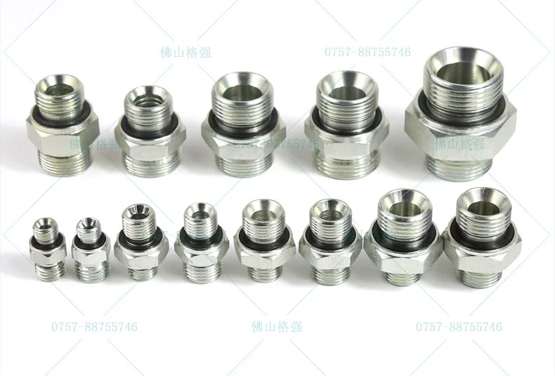 dau noi thuy luc Yonghua thủy lực chuyển tiếp doanh ferrule trực tiếp doanh 1CB 1CM 1CM 1DM hệ mét H-loại ED đệm kín đầu nối thủy lực inox đầu nối thủy lực inox