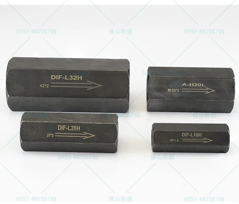 Van một chiều thủy lực DIF DIF AH loại ống dẫn thẳng thủy lực 2 điểm-1,5 inch M18*1,5 van một chiều ngược một chiều cấu tạo khớp nối thủy lực co nối ống thủy lực