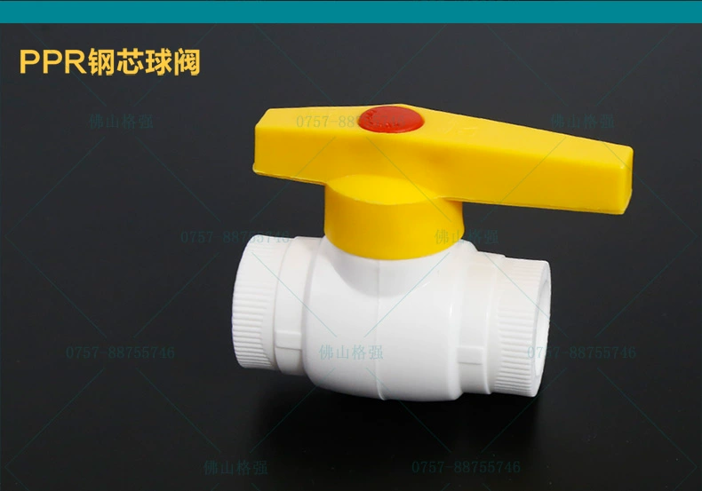 múp nối thủy lực Geqiang PPR van bi 4 phút 6 phút 1 inch hàn nóng chảy nâng van dừng kết nối trực tiếp vòi nước van chuyển đổi hộ gia đình khớp nối bơm thủy lực đầu nối ống thủy lực các loại