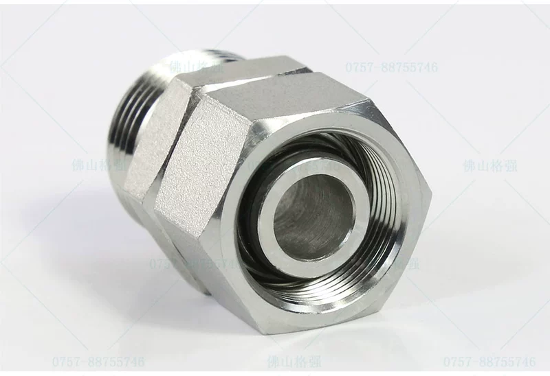 nối nhanh thủy lực 45 # thép Yonghua tiêu chuẩn ferrule liên kết thẳng thông qua kết nối ren bên trong và bên ngoài 2C / 2D khớp nối ống ferrule đôi đầu nối thủy lực inox múp nối thủy lực