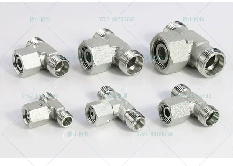 đầu nối ống dầu thủy lực Tiêu chuẩn Yonghua BC CC hệ mét H ferrule thủy lực 45 # thép chuyển đổi khớp chuyển tiếp giữa / bên nữ bên trong và bên ngoài dây tee đầu nối ống thủy lực các loại khop noi thuy luc