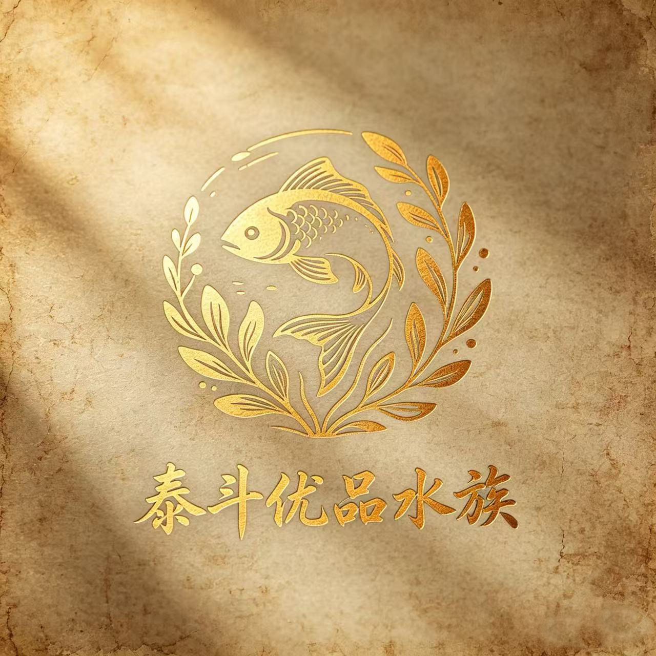 泰斗优品水族的LOGO