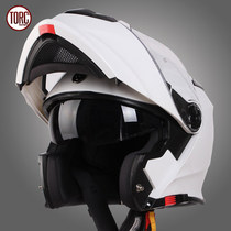 American TORC motorcycle helmet male and female winter anti-fog reveal helmet double lens Mobrigade full helmet locomotive running helmets