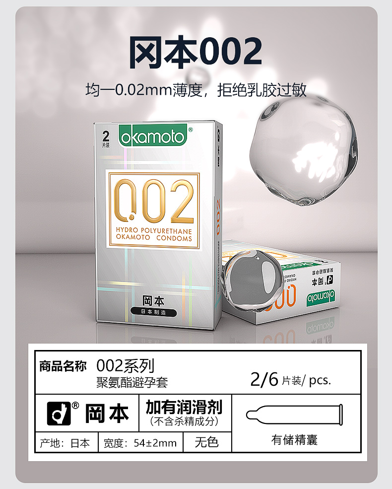 日本原装进口 冈本 SKIN超润滑安全套 25只 图4