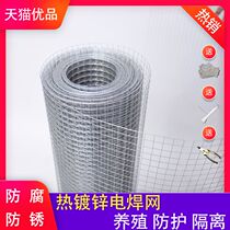 Hot dip galvanized barbed wire fence holes encryption grid welded wire mesh rodent mesh fence net