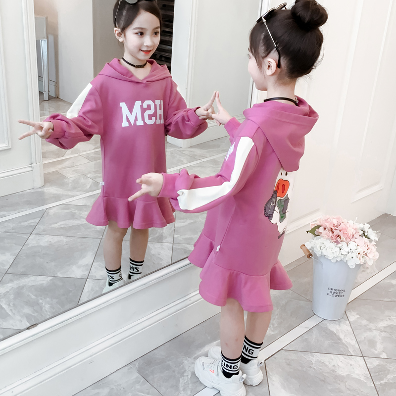 2022 new 2 girls 3 autumn clothes 4 Western style 5 skirts 6 little girls 7 spring and autumn styles 8 fashionable 9 dresses 10 years old tide