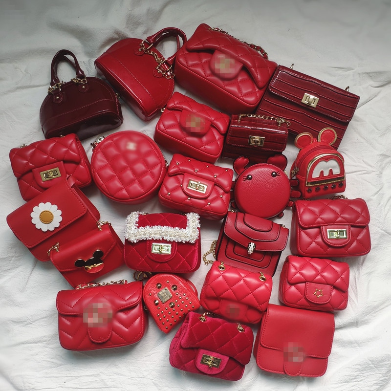 Baby New Year Greeting Small Bag Kids Baby Cute Satchel Princess Little Girl Fashion Girl Messenger Western Style Small Fragrance