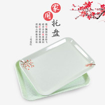 Bowl nobility new Chinese household rectangular tray living room kitchen fruit bread cake Tea Cup tray