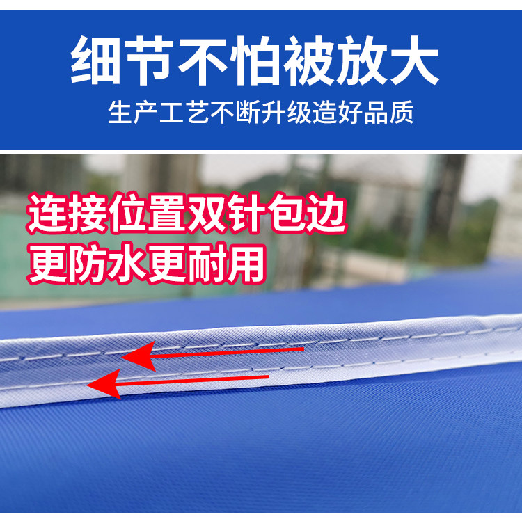 Four Legs Umbrella Tent Top Cloth Four Corners Canopy Cloth Thickened Rainproof 3x 3 Advertising Stall Outdoor Awning Canopy Cloth