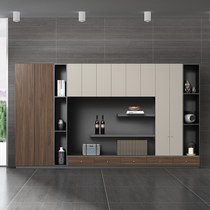 St Aud Boss Office Furniture Background Cabinet File Cabinet Floor Cabinet High Cabinet Wooden Simply Modern