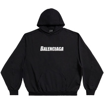 (Exclusive interest-free) BALENCIAGA DESTROYED mens large-fitting sweatshirt