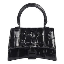 (Exclusive interest-free) BALENCIAGA HOURGLASS womens mini hand-held hourglass bag