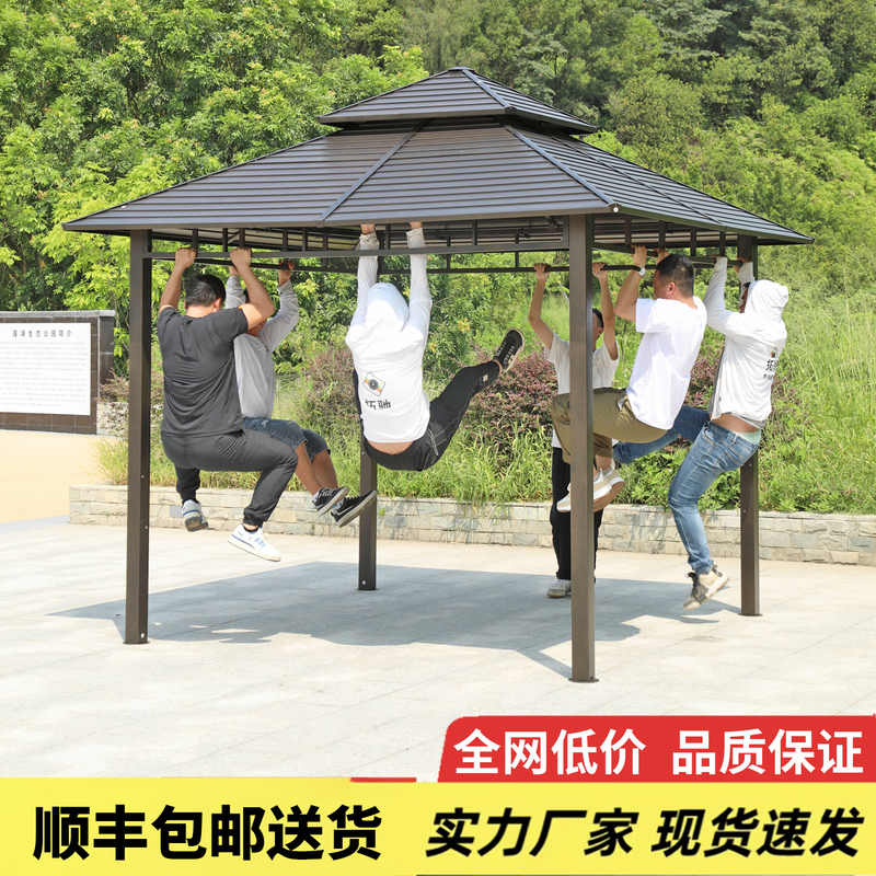 Outdoor Courtyard Gazebo, Villa Garden, Farm Sunshade Tent, Rooftop Gazebo, Wrought Iron Outdoor Leisure Pavilion