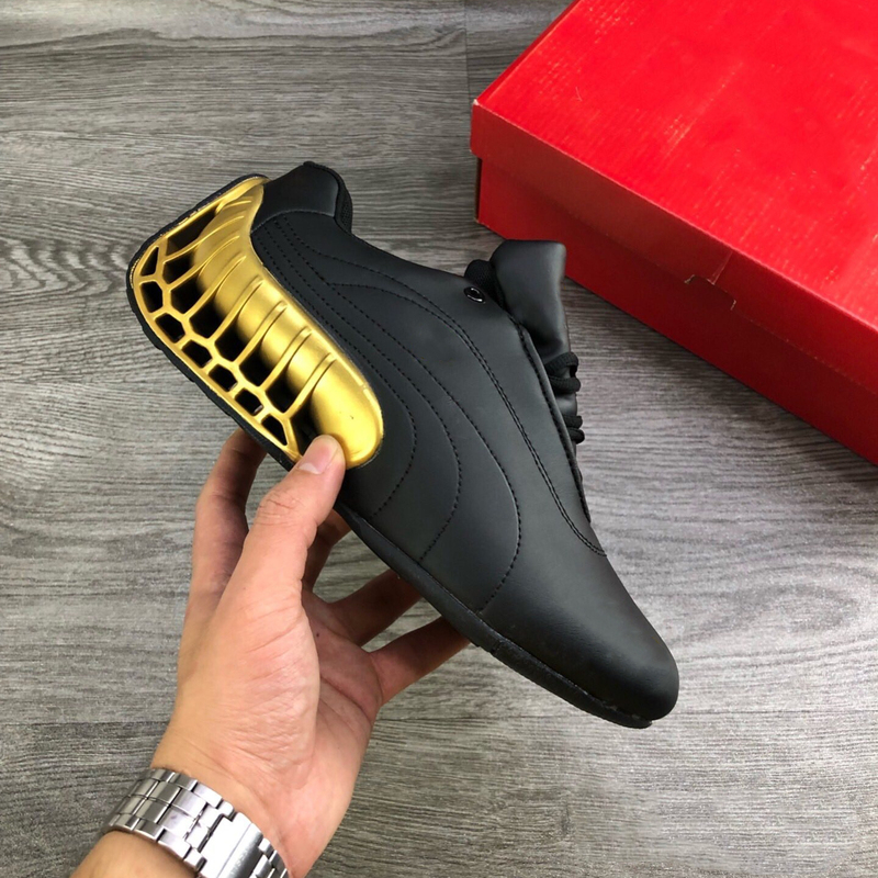 Classic Racing Shoes, Soft Genuine Leather, Personalized Hollow Design, Men's Shoes, Sports Shoes, Running Shoes, Low-Top Shoes, Height-Increasing Thick-Soled Shoes, Casual Shoes