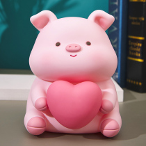 Ostyle Girls Cartoon Cute Little Bear Deposit Money Pot Creative Personality Can Depository For Anti-Fall Child Savings Jars Net Red