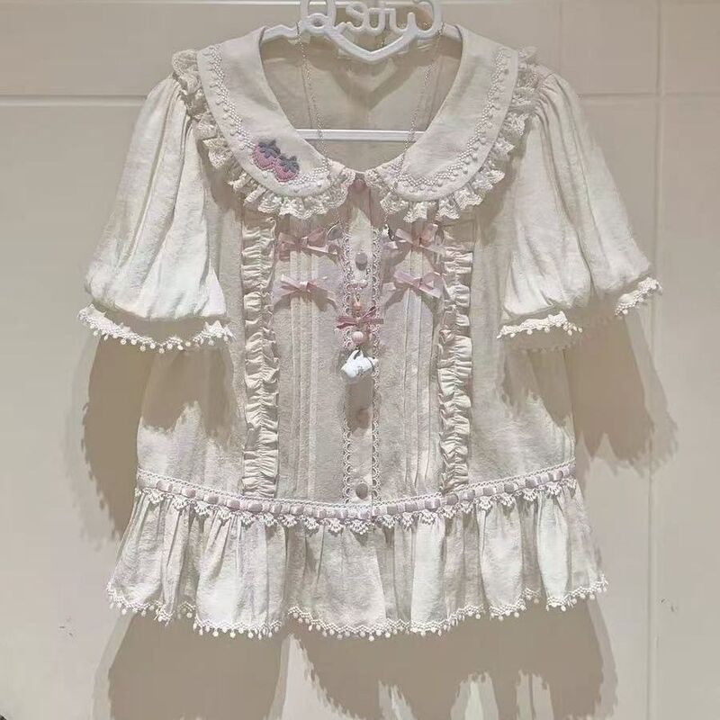 Short-Sleeved Inner Wear with Strawberry Fantasia New Style Strawberry Jsk Lolita Inner Wear