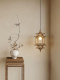 Song Dynasty Aesthetic Living Room Background Wall Lamp, Entrance Hall Decoration Long Line Lamp, Ancient Building Pavilion Tea Room Zen Chandelier
