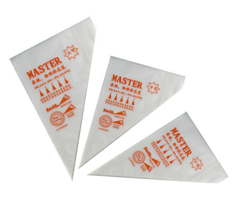 Zhenghui disposable decorative bag baking tool cookie cream decorating bag triangle squeezed flower bag 100 pack