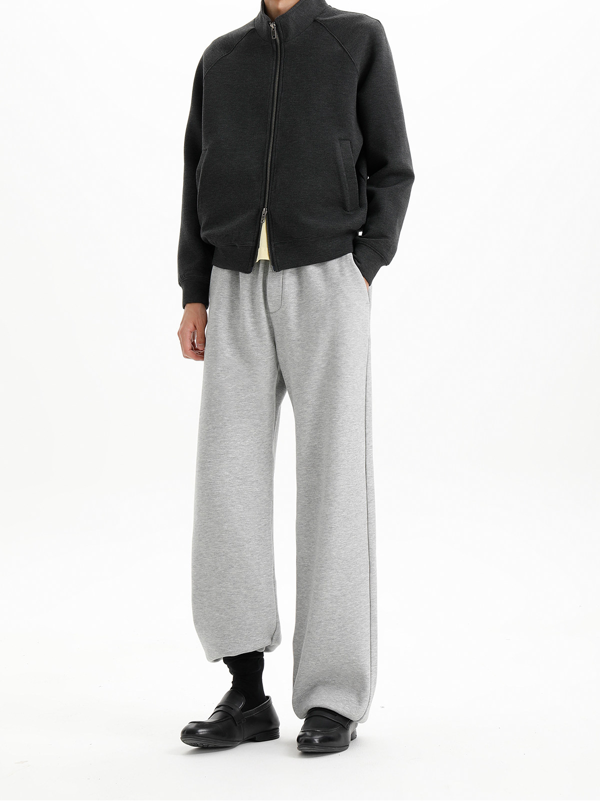 PLUS NO LOGO Wool-Blend Loose Joggers
