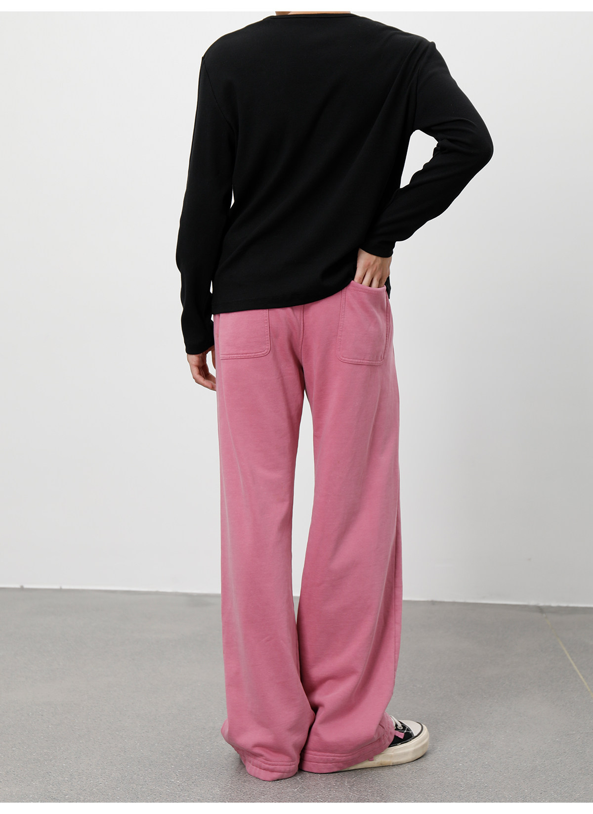 PLUS NO LOGO Slim-Fit Ribbed Henley Long-Sleeve Tee