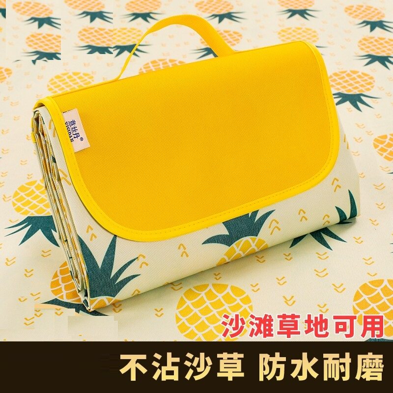 Camping good things net red spring outing picnic mat outdoor picnic cloth mat waterproof and moisture-proof mat portable folding ins wind