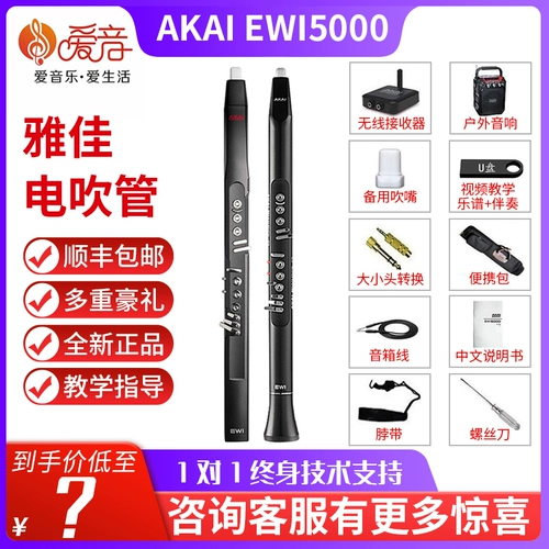 Подлинный Akai Yajia ewi5000 Ewi Solo Hair Tube Sax Sax Single Dual Scruple Electronic Tube Instrument