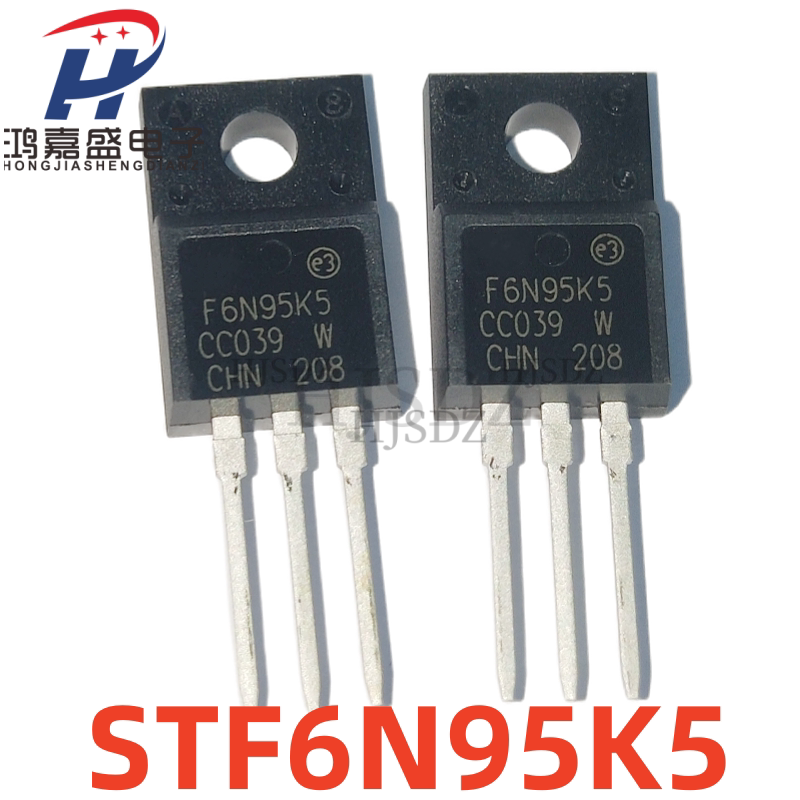 STF6N95K5 F6N95K5 6N95 6A950V TO-220F MOS场效应管全新现货拍