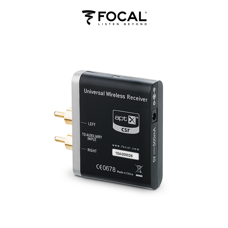 Focal APTX low latency Bluetooth adaptation receiver approaches CD sound quality support AAC and APTX