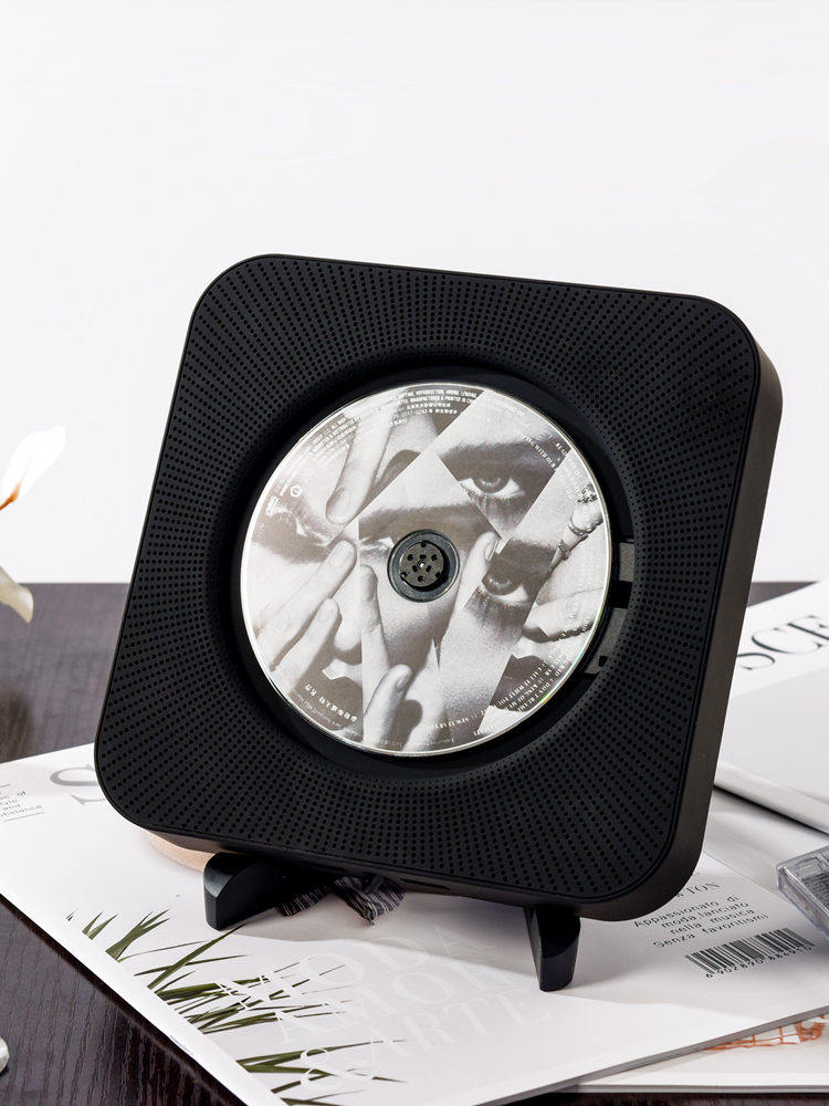 Cd Player Retro Album Player Music Listening Disc Vinyl Cd Record Player Wall-Mounted Audiophile-Grade Player