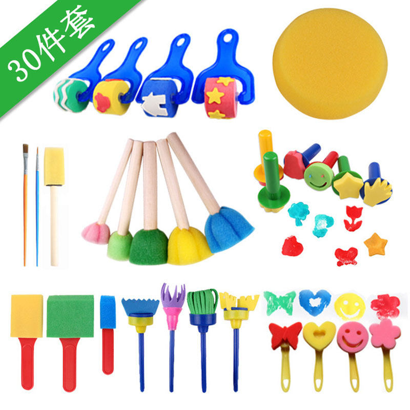 孩子创意爆发神器 儿童美术材料DIY绘画套装-画笔-淘宝好物网