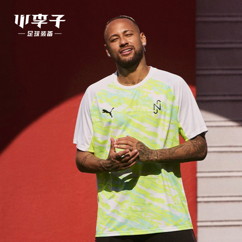 Puma Neymar Color Scheme Football Training Short-Sleeved Adult Men's Shirt 660834 01