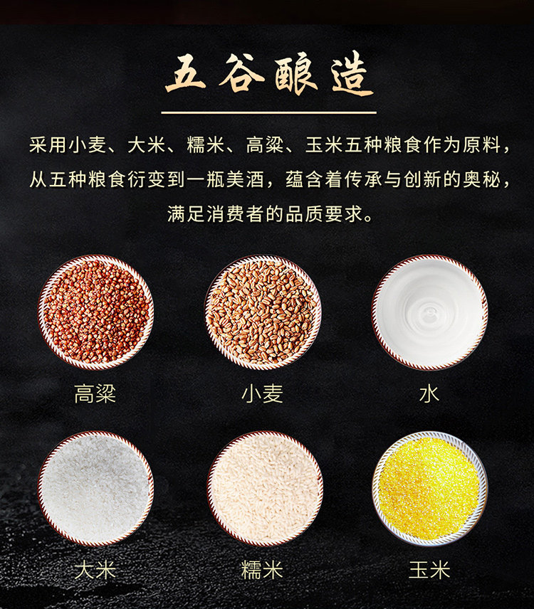五粮液 福禄寿禧 52度浓香型 500ml*4瓶 豪华皮质礼盒 图12