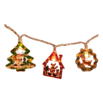 Christmas decorations Christmas tree diy with lights glowing creative light string home photo props ing style high-end sense