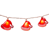 Christmas decorations glowing Christmas hat light string creative pendant with lights family children photo props gas atmosphere