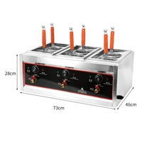 Отверсти 1-го поколения модель-6 отверстия Трехцилиндровый электрический нагреватель
