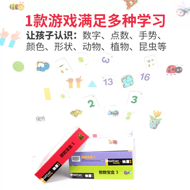 Digital intellectual treasure chest for teaching maths for training, cognitive teaching aids for kindergarten