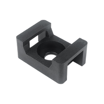 Saddle-shaped tie holder wire and cable tie clip cable manager line clip wall screw no punching HC