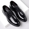 Winter Suit Leather Shoes for Men, Business Formal Wear, Genuine Leather, Soft Sole, British Style, Soft Leather, Casual Wedding Groom Derby Shoes