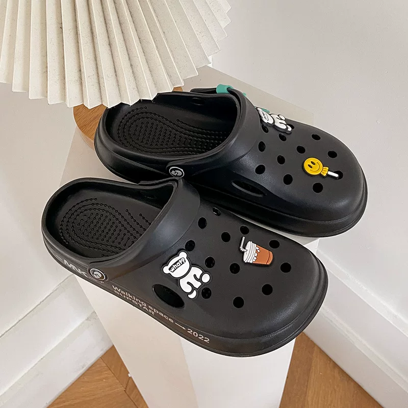 Пляжные сандалии (Crocs) дышащие, противоскользящие, дезодорирующие, унисекс 36–45