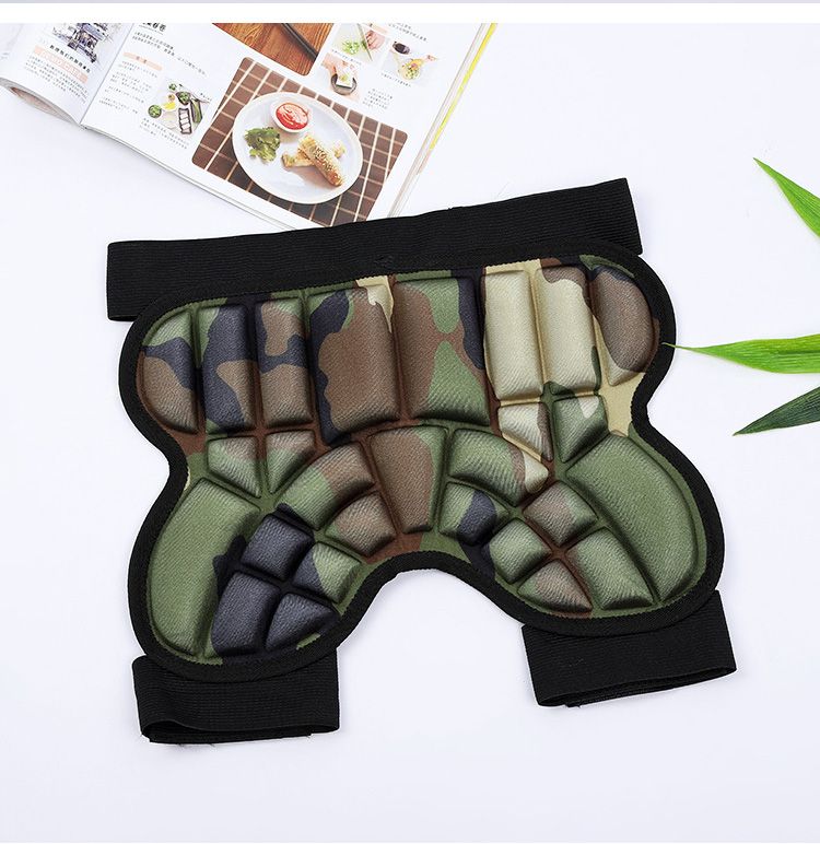 Tã lót trượt băng trẻ em Quần khúc côn cầu quần trượt tuyết thể thao đồ bảo hộ trượt ván trượt băng trẻ em miếng đệm mông - Dụng cụ thể thao