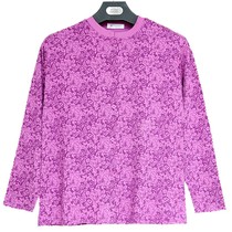 Three-gun clearance womens pure cotton autumn clothes for middle-aged and elderly people pure cotton sweatshirts open-body bottoming shirts loose-fitting plus size