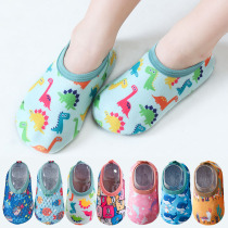 Baby floor socks childrens winter thickened velvet non-slip cold bottom spring and autumn toddler toddler shoes socks small stone fish